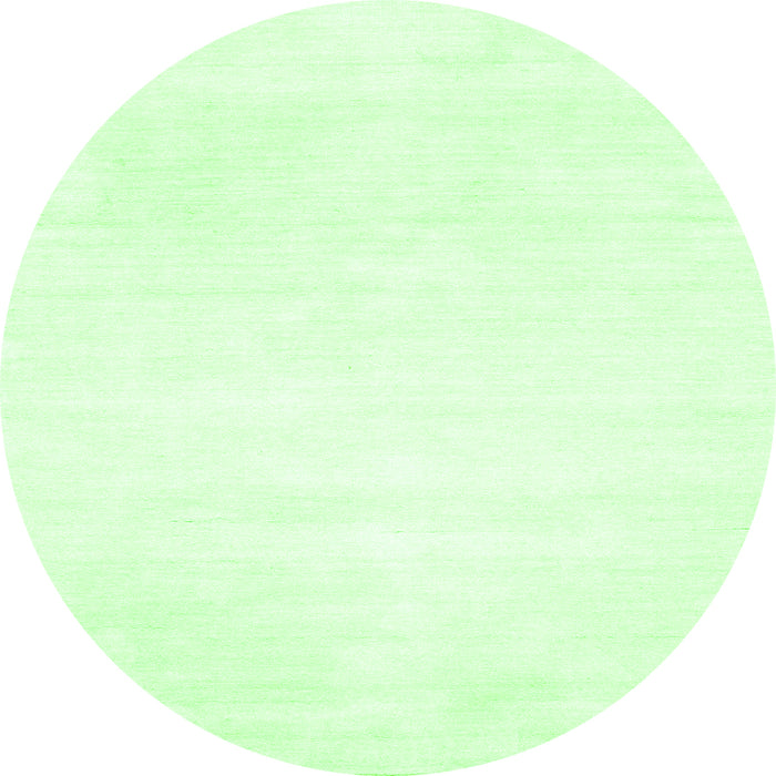 Machine Washable Solid Green Modern Area Rugs, wshcon117grn