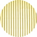 Round Solid Yellow Modern Rug, con1180yw