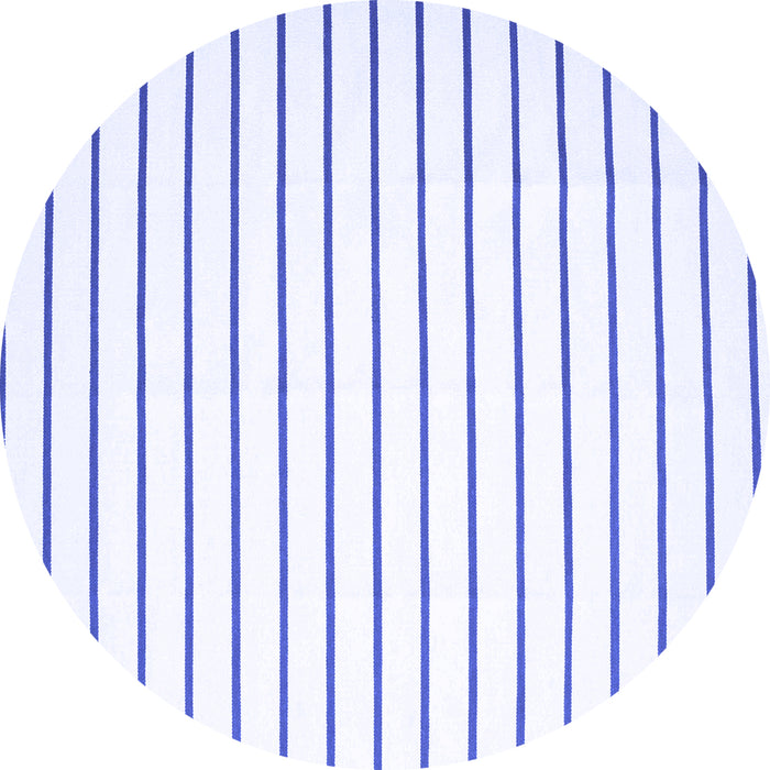 Round Solid Blue Modern Rug, con1180blu