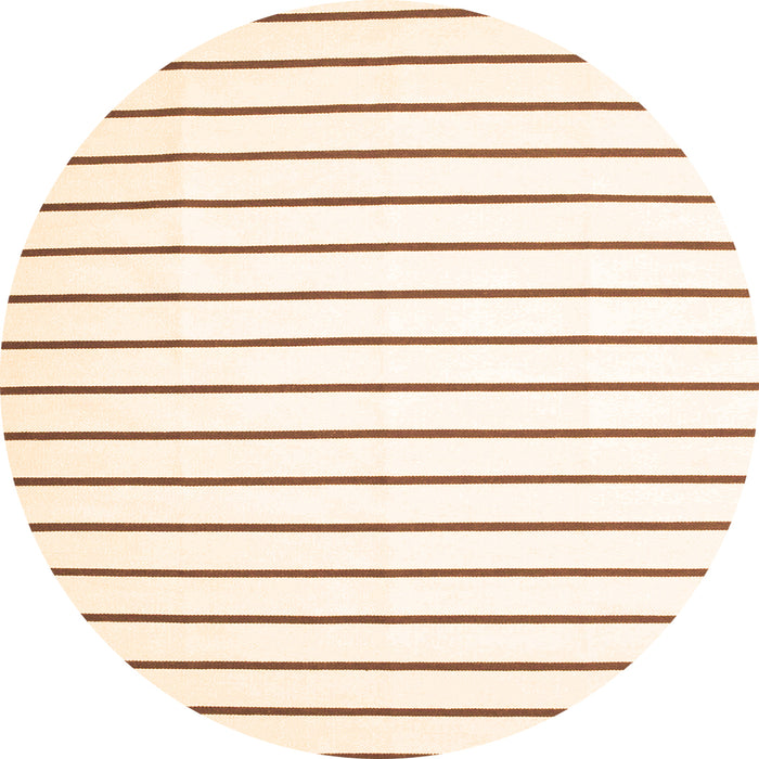 Square Solid Orange Modern Rug, con1180org