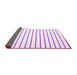 Sideview of Solid Pink Modern Rug, con1180pnk