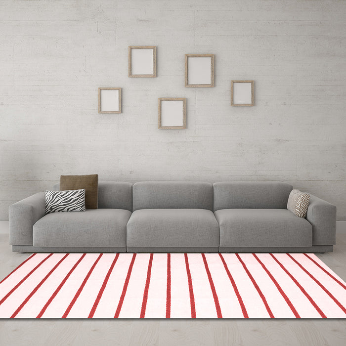 Modern Red Washable Rugs