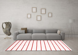 Country Red Washable Rugs