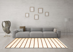 Machine Washable Southwestern Orange Country Area Rugs in a Living Room, wshcon1181org