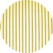 Round Solid Yellow Modern Rug, con1182yw