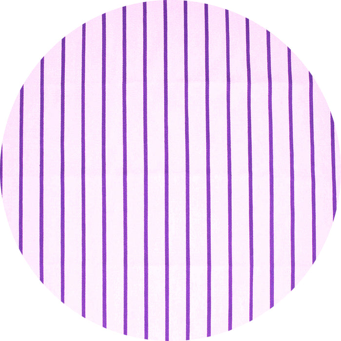 Round Solid Pink Modern Rug, con1182pnk