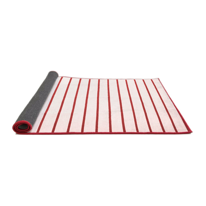 Solid Red Modern Area Rugs