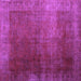 Square Persian Purple Bohemian Rug, con1183pur