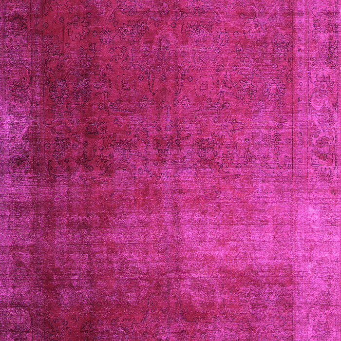 Machine Washable Persian Pink Bohemian Rug, wshcon1183pnk