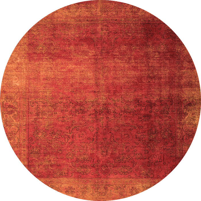 Machine Washable Persian Orange Bohemian Area Rugs, wshcon1183org