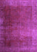 Machine Washable Persian Purple Bohemian Area Rugs, wshcon1183pur
