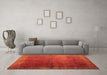 Machine Washable Persian Orange Bohemian Area Rugs in a Living Room, wshcon1183org