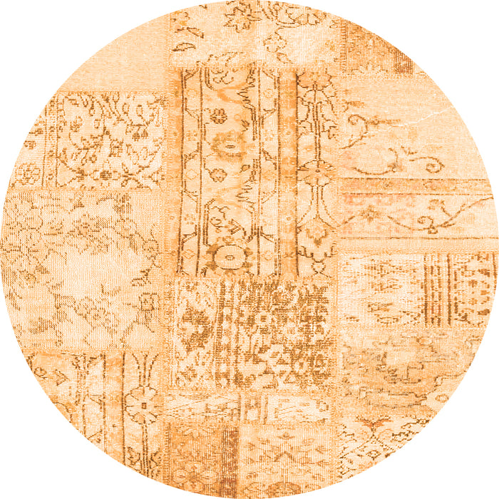 Machine Washable Abstract Orange Contemporary Area Rugs, wshcon1184org