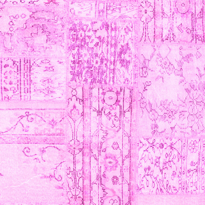 Machine Washable Abstract Pink Contemporary Rug, wshcon1184pnk