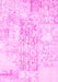 Abstract Pink Contemporary Rug, con1184pnk