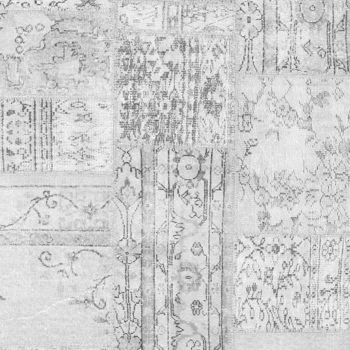 Serging Thickness of Machine Washable Abstract Gray Contemporary Rug, wshcon1184gry