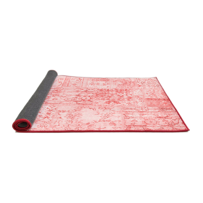 Abstract Red Contemporary Area Rugs