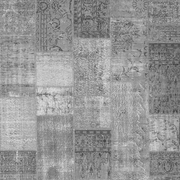 Patchwork Gray Transitional Rug, con1185gry