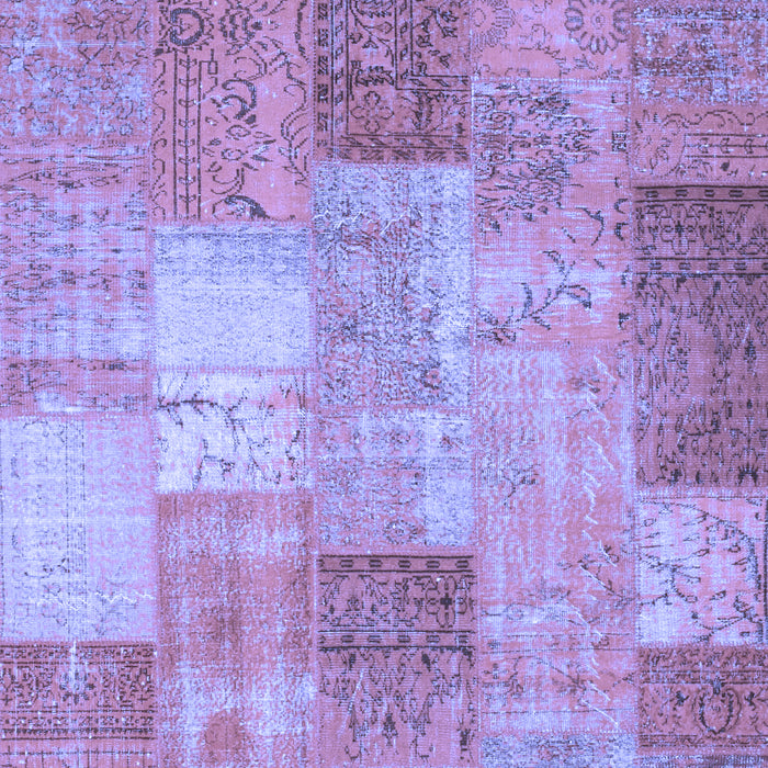 Patchwork Blue Transitional Rug, con1185blu