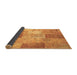 Sideview of Patchwork Brown Transitional Rug, con1185brn