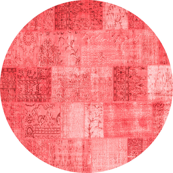 Patchwork Red Transitional Rug, con1185red