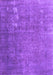 Machine Washable Persian Purple Bohemian Area Rugs, wshcon1186pur