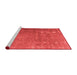 Bohemian Red Washable Rugs