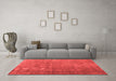 Bohemian Red Washable Rugs