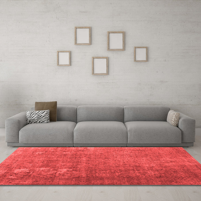 Bohemian Red Washable Rugs