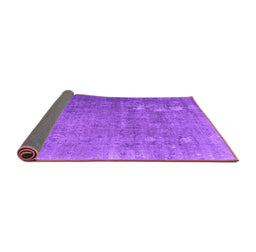 Sideview of Persian Purple Bohemian Rug, con1186pur