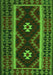 Oriental Green Traditional Rug, con1187grn