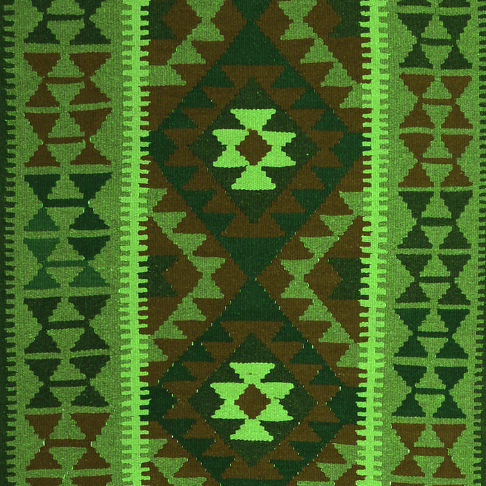 Oriental Green Traditional Rug, con1187grn