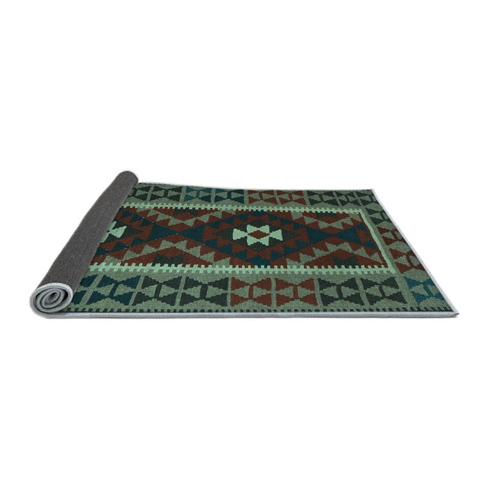 Sideview of Oriental Light Blue Traditional Rug, con1187lblu