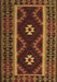 Machine Washable Oriental Brown Traditional Rug, wshcon1187brn