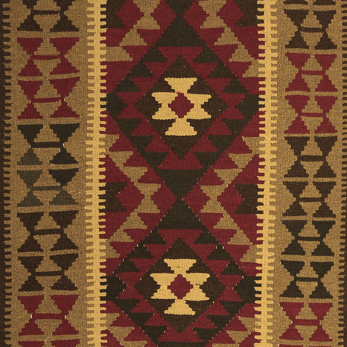 Oriental Brown Traditional Rug, con1187brn