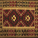 Square Oriental Brown Traditional Rug, con1187brn