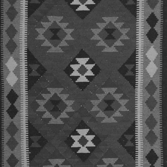 Serging Thickness of Machine Washable Oriental Gray Traditional Rug, wshcon1188gry