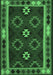 Oriental Emerald Green Traditional Rug, con1188emgrn