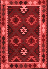 Oriental Red Traditional Rug, con1188red