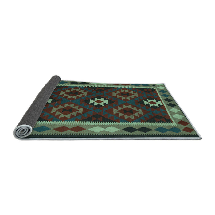 Sideview of Oriental Light Blue Traditional Rug, con1188lblu