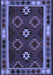 Machine Washable Oriental Blue Traditional Rug, wshcon1188blu