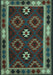 Oriental Light Blue Traditional Rug, con1188lblu