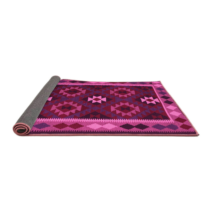 Sideview of Oriental Pink Traditional Rug, con1188pnk