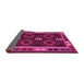 Sideview of Oriental Pink Traditional Rug, con1188pnk