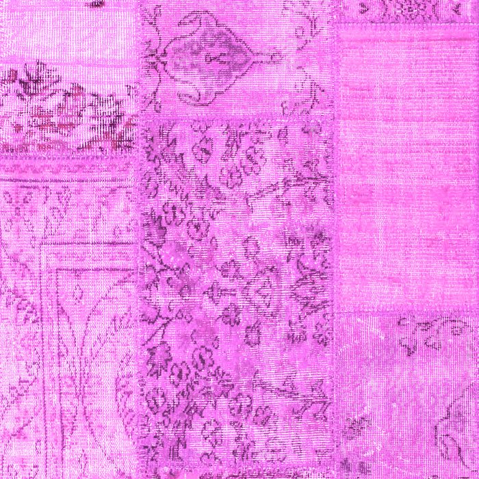 Patchwork Pink Transitional Rug, con1189pnk