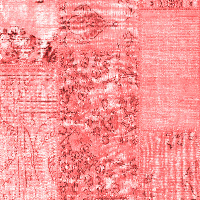 Patchwork Red Transitional Area Rugs