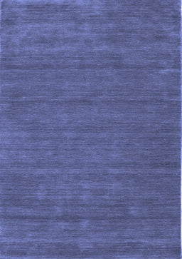 Abstract Blue Contemporary Rug, con118blu