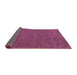 Sideview of Abstract Pink Contemporary Rug, con118pnk