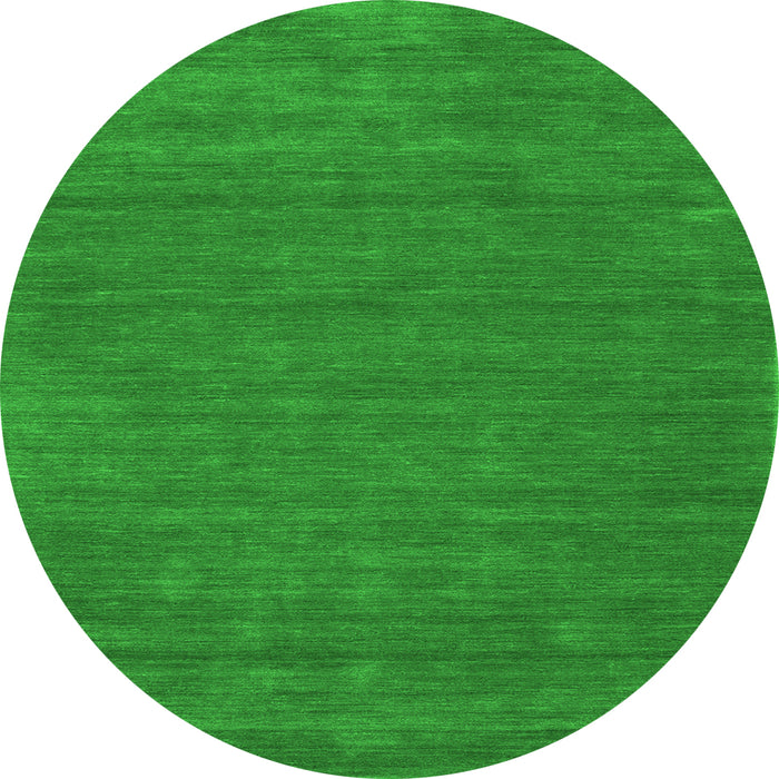 Square Abstract Green Contemporary Rug, con118grn