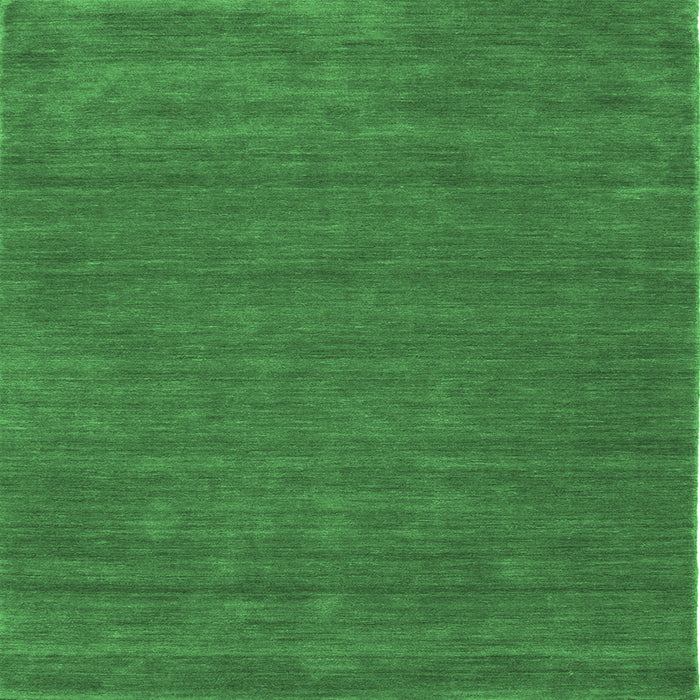 Square Machine Washable Abstract Emerald Green Contemporary Area Rugs, wshcon118emgrn